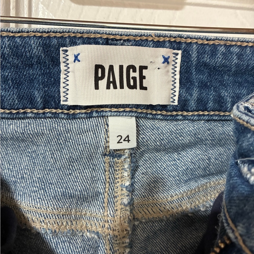 PAIGE Blue Ankle & Cropped Jeans